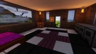 The build with the Urban texture pack (Image via Minecraft)